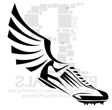 Winged foot Free Vector Download 